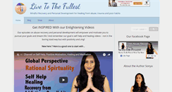 Desktop Screenshot of livetothefullest.net