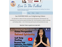 Tablet Screenshot of livetothefullest.net